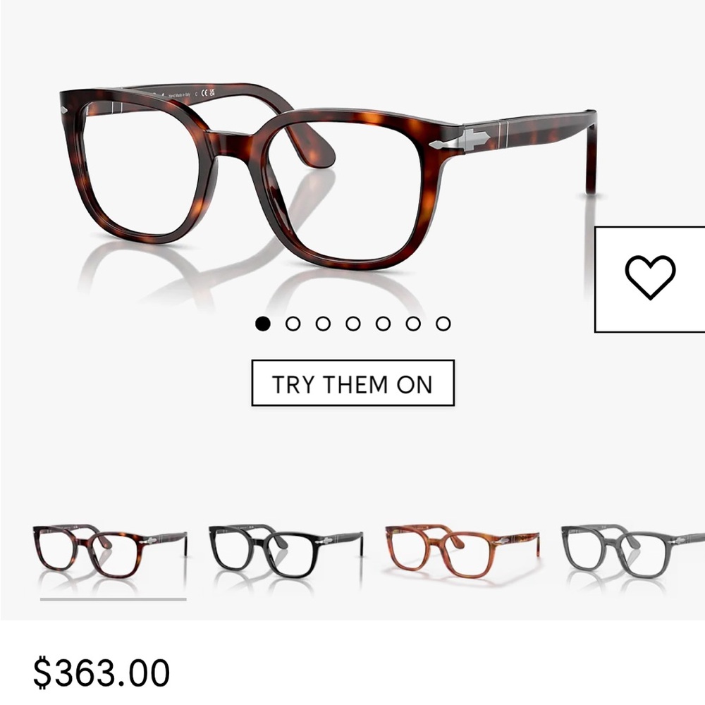 Persol Tortoise Shell Glasses PO3263V